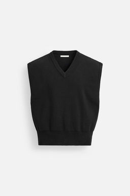 CROPPED FIT KNITTED WAISTCOAT - Zara фото 8