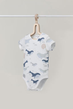 Crockid _ К 6239/сахар,сказочные киты полукомбинезон (боди) яс