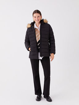 Kad?n Kap??onlu D?z ?i?me Mont - Waikiki фото 3