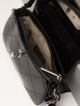 LACCOMA сумка WJD8787-черный эко кожа хлопок фото 6