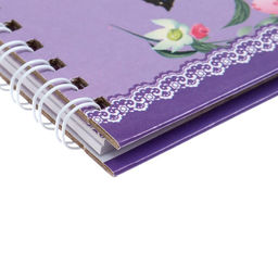 Записная книжка подарочная на замочке, А6+,50 листов, линия, Цветы, МИКС - Calligrata фото 4