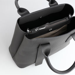 Сумка женская тоут TEXTURA на молнии, 32×12×24 см, серая