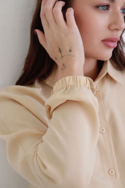 Рубашка базовая летучая мышь со спущенной линией плеча - Martichelli фото 21