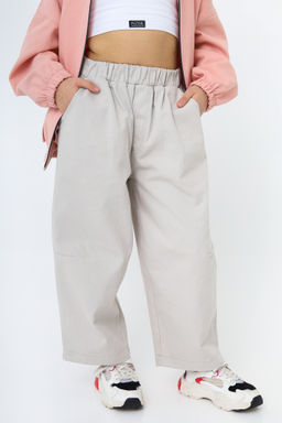 Брюки багги деним, нюд - Inzibe фото 8