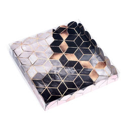 Цена за 5 шт. Коробка для печенья, «Текстуры» 21×21×3 см