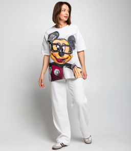 Спортивный костюм #КТ2654, белый - Dommod фото 2