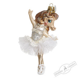 Лошадь-балерина Клаудиа (стекло) 8х7х16 см