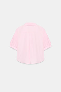 CAMISA POPEL?N PERLAS / Rosa - Zara фото 2