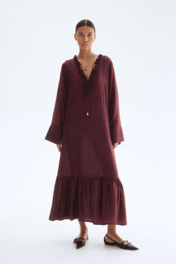 Maxivestido con volantes - H&m фото 3