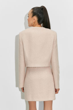 Жакет укороченный из твида - Mollis фото 5