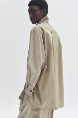 Camisa oversize con detalles decorativos - H&m фото 4