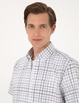 Gri Regular Fit K_sa Kollu G_mlek - Pierre cardin фото 2