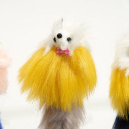 Цена за 5 шт. Мышь из искусственного меха, до 15 см с хвостом, микс цветов - Simaland фото 3