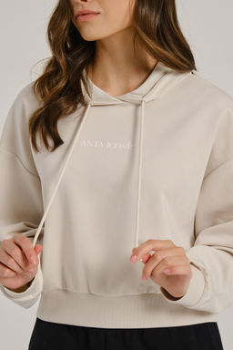 Худи Бежевый ICONIC Sweat Hoodie - Anta фото 2