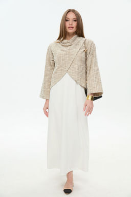 Костюм NIKVA н1035-2 песочный и молоко  фото 5