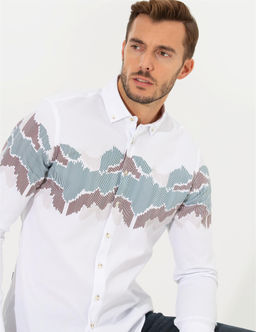 Ye_il Slim Fit Uzun Kollu G_mlek