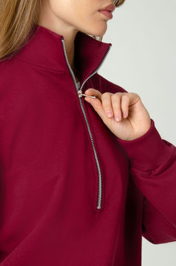 Арт. 2-542/1  Костюм женский с брюками 44-50 (4 шт) Цвет:бордовый