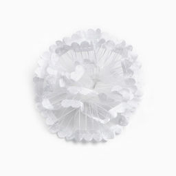 Бант для волос на резинке школьный, белый, 2 штуки, 7 см, Минни Маус