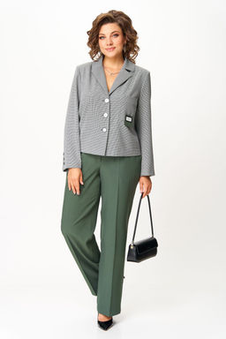 Костюм Aira Style 24240 серо-зеленый