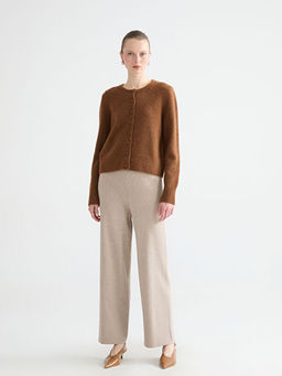 Beli Lastikli Kad?n Triko Pantolon