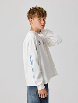 ACOOLA / Джемпер детский для мальчиков Bonifaz белый фото 5