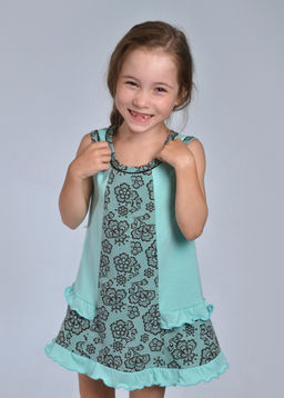 Сарафан детский "МИЛАНА" (ментол №7)