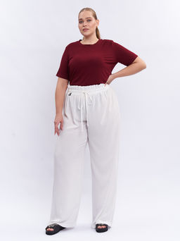 Брюки на завязках BB31404WHT04