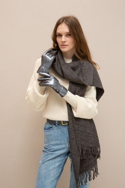 Перчатки из полиэстера с резинкой на запястье