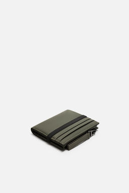 RUBBERISED WALLET WITH COIN PURSE - Zara фото 2