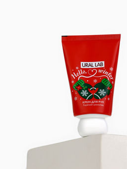 Цена за 3 шт. Крем для рук новогодний Hello, winter, с ароматом горячего шоколада, 30 мл, URAL LAB  фото 12