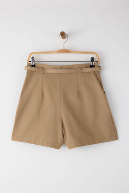 Vizon Gabardin Pamuklu Kemerli City Boy Sort & Bermuda TWOAW26SR00009