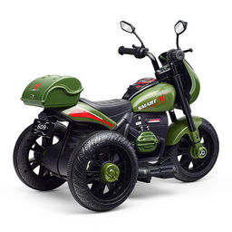 Мотоцикл трехколесный (зеленый)