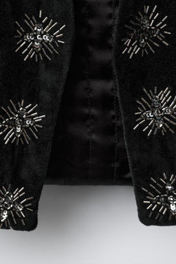 BEADED VELVET WAISTCOAT - Zara фото 4