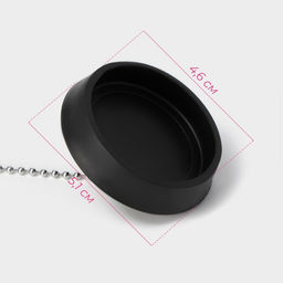 Пробка для ванны с игрушкой Доляна «Лягушка», (диаметр верха 5.1 см, низа 4.6 см), цепочка 40 см