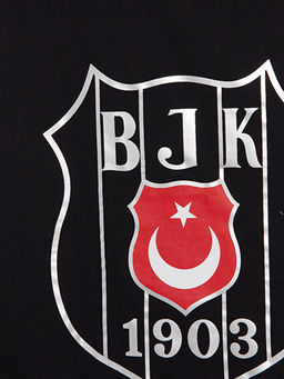 Bisiklet Yaka Be?ikta? Bask?l? Erkek ?ocuk Atlet