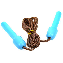 Скакалка полипропилен, 2,4м, пластмассовые ручки, цвета микс (общая длина 2,7м) (Китай) - Домашняя Мода фото 4