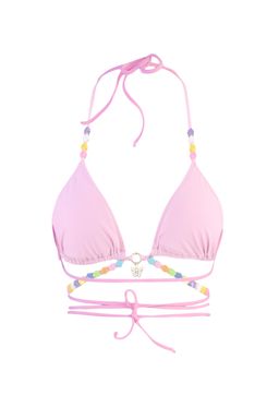 TRENDYOLMILLA Pembe Ucgen Boncuk Aksesuarl? Bikini Ustu TBESS23BU00235  фото 8
