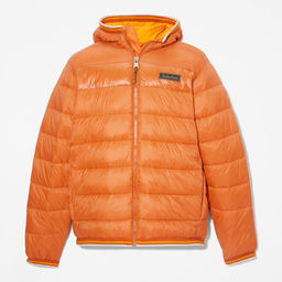 Куртка Timberland Jacket Hooded Mid Weight оранжевая  фото 3