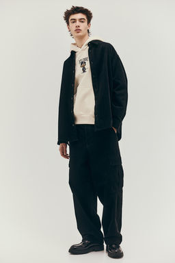 Sudadera con capucha y motivo Oversized Fit - H&m фото 3