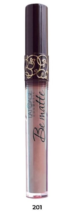 Latuage Помада губная жидкая "BE MATTE" тон 201 глициновый