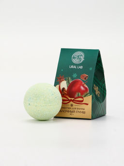 Цена за 2 шт. Бомбочка для ванны, 40 г, аромат яблочный пунш, Ural Lab