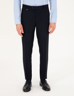 Lacivert Ex. Slim Fit Kuma_ Pantolon