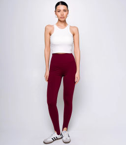 Леггинсы #КТ555 (2), бордовый