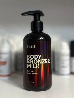 Молочко для тела с эффектом загара BELLE (бронза) кристал
