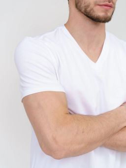 Футболка мужская, цвет белый