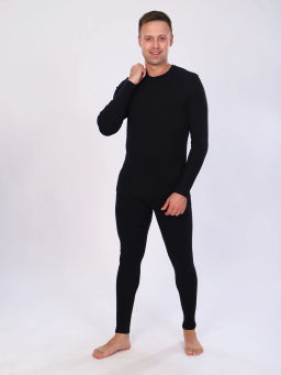 Термобелье мужское, цвет черный