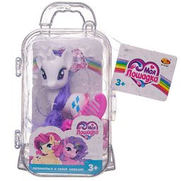 Игровой набор ABtoys Моя лошадка Пони в чемоданчике с аксессуарами, в ассортименте  фото 2