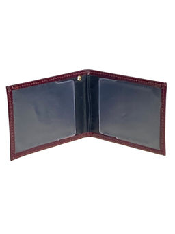 Обложка для удостоверения, искусственная кожа цвет бордовый - Greta фото 2