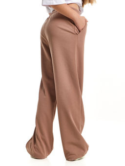 Брюки для девочки палаццо 22-8027 кофе - Mini maxi фото 2