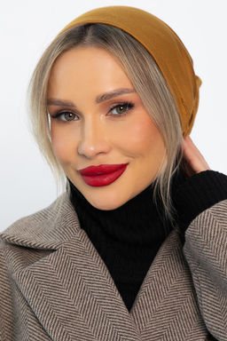 Чалма с резинкой (горчичная) ЧР7-23М